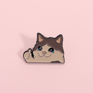 Nước Mắt Dễ Thương Meow Men Trâm Cá Tính Sáng Tạo Động Vật Huy Hiệu Hoạt Hình Kim Loại Pin Ba Lô Quần Áo Phụ Kiện Quà Tặng Cho Bạn Bè
