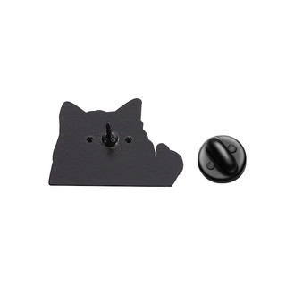 Nước Mắt Dễ Thương Meow Men Trâm Cá Tính Sáng Tạo Động Vật Huy Hiệu Hoạt Hình Kim Loại Pin Ba Lô Quần Áo Phụ Kiện Quà Tặng Cho Bạn Bè