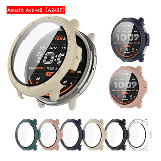Ốp Đồng Hồ Cho Huami Amazfit Active 2 Kính Cường Lực Bảo Vệ Màn Hình Bảo Vệ Cứng Toàn Diện