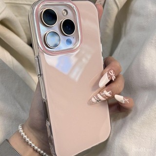 Ốp điện thoại tương thích với iPhone IMDins màu hồng đơn giản, phù hợp cho iPhone 14, iPhone 16 Pro Max, 15 mới, 13 chống sốc, 12/11, ốp bảo vệ XABS