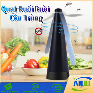 Quạt Đuổi Ruồi Diệt Côn Trùng Sạc USB Máy Đuổi Muỗi Ngoài Trời Bảo Vệ Thực Phẩm Tiện Lợi Cho Nhà Bếp