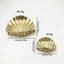 NKSFX 1 Cái Kẹp Cá Mập Vỏ Không Đều, Kẹp Móng Vuốt Tóc Kim Loại Bóng, Punk Barrettes Kẹp Tóc Phụ Kiện Tóc