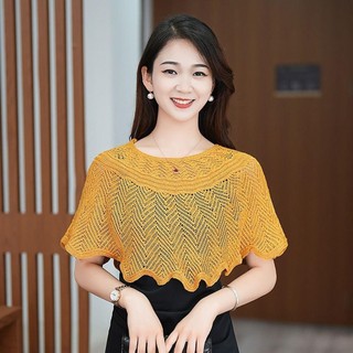 Khăn choàng dệt kim Modomino - Vải tuyn nhiều màu thoáng khí
