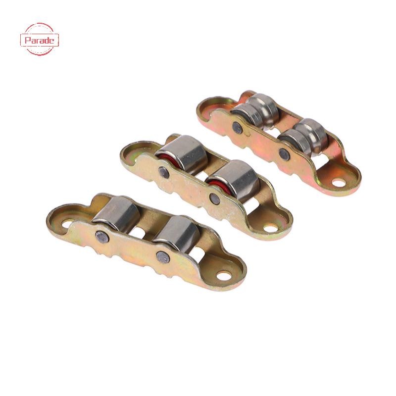 Parade 80 Loại Flat / Rãnh Đôi Bánh Xe Trượt Kim Loại Cửa Sổ Ròng Rọc Hỗ Trợ Đáy Trượt Con Lăn Theo Dõi Phụ Kiện Phần Cứng VN
