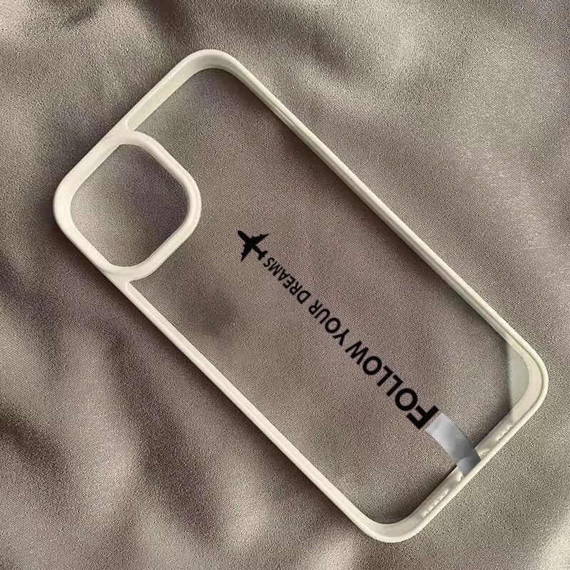 Dành Cho Samsung A35 A15 A55 A06 A16 A54 A05 A05S A12 A52 A34 5G A32 Theo Dõi Giấc Mơ Của Bạn Acrylic Cứng Trong Suốt Silicon Chống Sốc