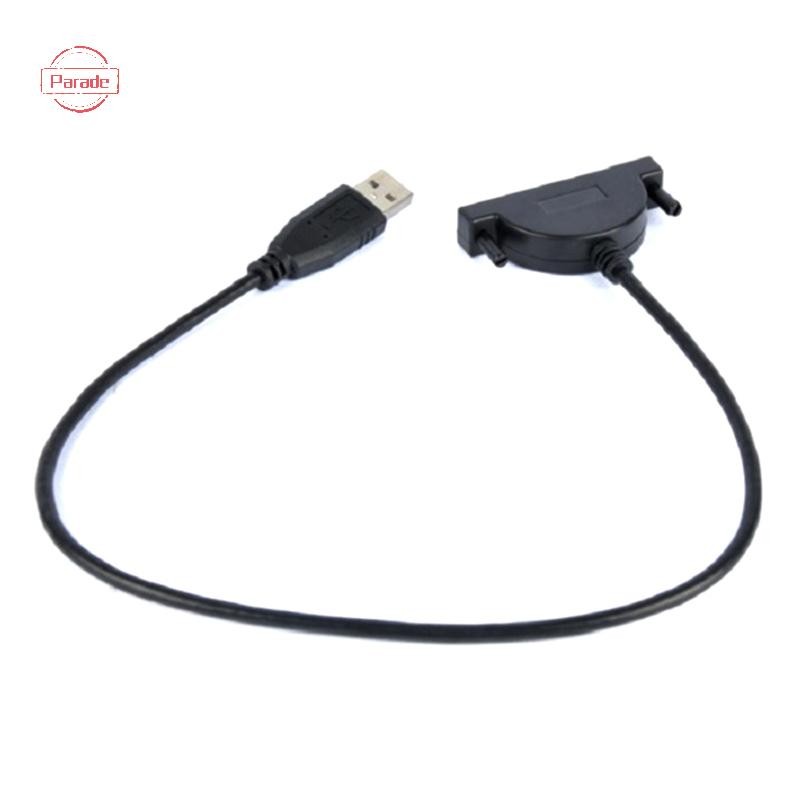 Parade Hot 1 Cái USB 2.0 Sang Sata II 7 + 6 13Pin Adapter Cho Notebook CD / DVD ROM Slimline Drive Chuyển Đổi Ốc Vít Cáp Phong Cách Ổn Định VN