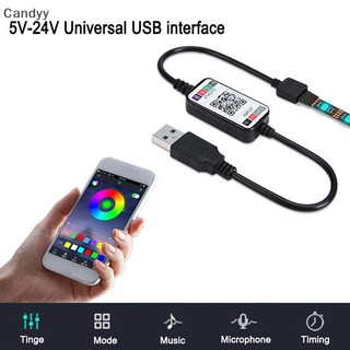 Ndy-tương thích Light Ribbon RGB Wireless Home LED RGB USB Strip Controller N