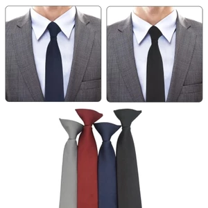 Treeling Màu Trơn Kẹp Trên Cổ Thắt Lưng Nhanh Cho Học Sinh Và Chuyên Nghiệp Unisex Có Thể Điều Chỉnh Pre Tie