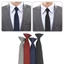 Treeling Màu Trơn Kẹp Trên Cổ Thắt Lưng Nhanh Cho Học Sinh Và Chuyên Nghiệp Unisex Có Thể Điều Chỉnh Pre Tie
