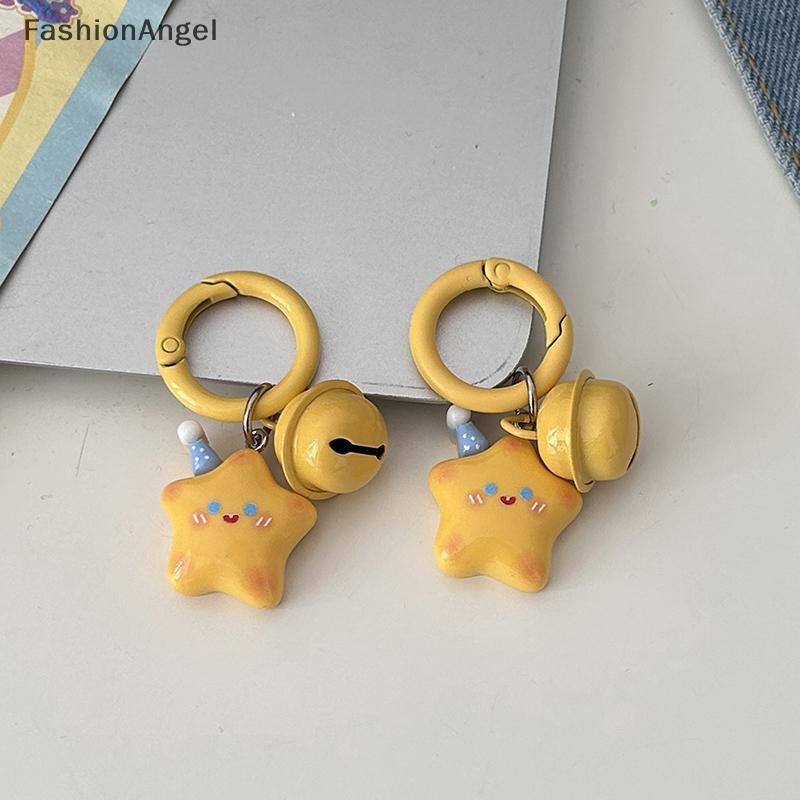 FashionAngel Hoạt Hình Dễ Thương Mũ Ngôi Sao Móc Khóa Ngọt Ngào Pentagram Móc Khóa Túi Loverly Mặt Dây Chuyền Ba Lô Trang Trí Cô Gái Quà Tặng VN