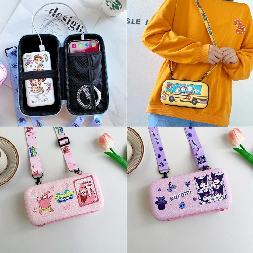 Dễ Thương Patrick Ngôi Sao Nữ Túi Điện Thoại Di Động Hàn Quốc Sling Ví PU Đeo Ngang Cầu Xin Cho Chìa Khóa Thời Trang Túi Đựng Tiền Xu