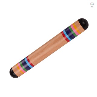Gỗ Rainstick Rainmaker Rain Shaker Nhạc Cụ Đồ Chơi Cầu Vồng Màu Cho Trẻ Em Người Lớn