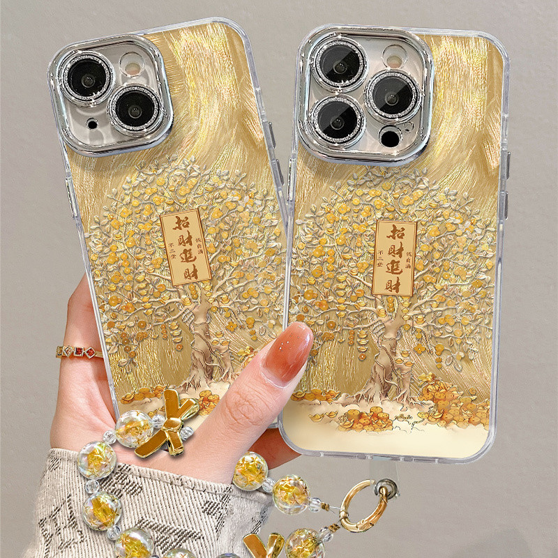 Ốp điện thoại vòng tay cây may mắn Xiaomi 16promaxvivo/oppo
