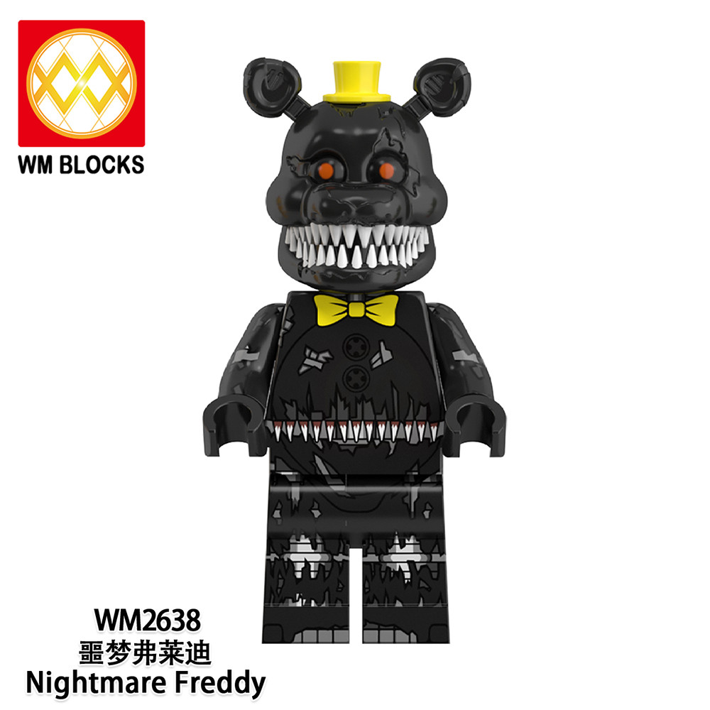 Springtrap Năm Đêm Khối Xây Dựng Bonnie Nhân Vật Freddy Đồ Chơi