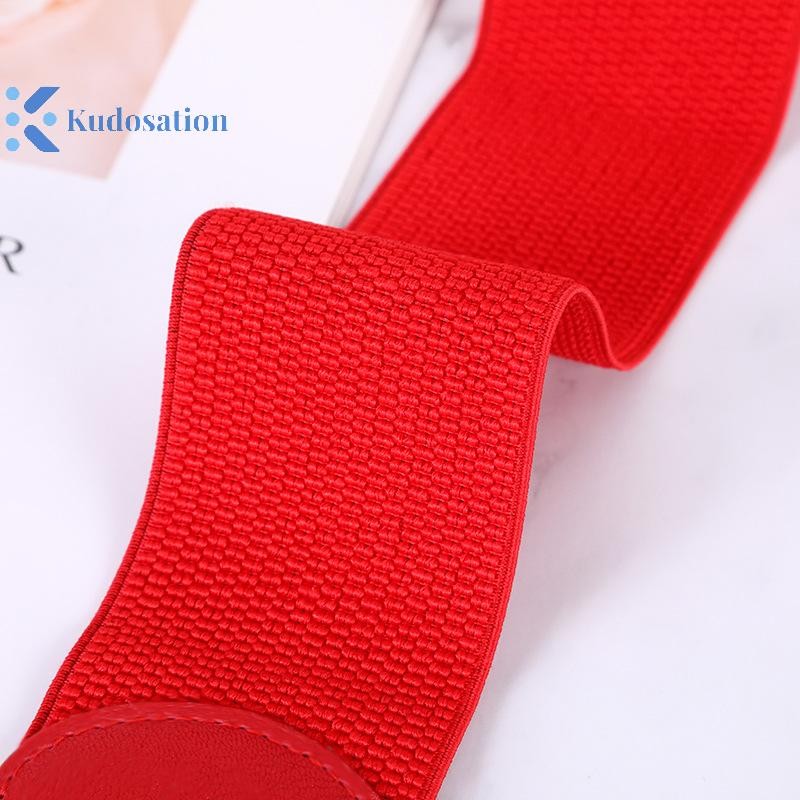 Kudosation Thời Trang Mới Nữ Trang Trí Co Giãn Thắt Lưng Rộng Khóa Đầm Áo Len Thắt Lưng Nữ