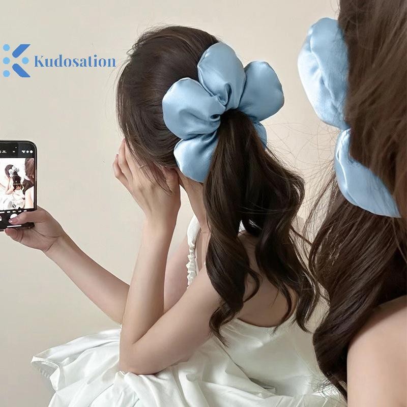 Kudosation Sa Lớn 3D Hoa Tóc Dây Dành Cho Nữ Ngọt Ngào Bé Gái Mũ Lớn Intese Hairband Thời Trang Phụ Kiện Tóc