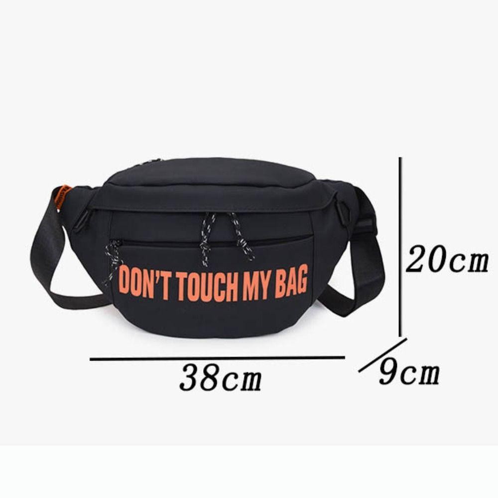 Túi đeo chéo nam HOBBYIN, Túi đi xe máy đa chức năng dung tích lớn, Túi thắt lưng thông thường đa năng hợp thời trang Unisex