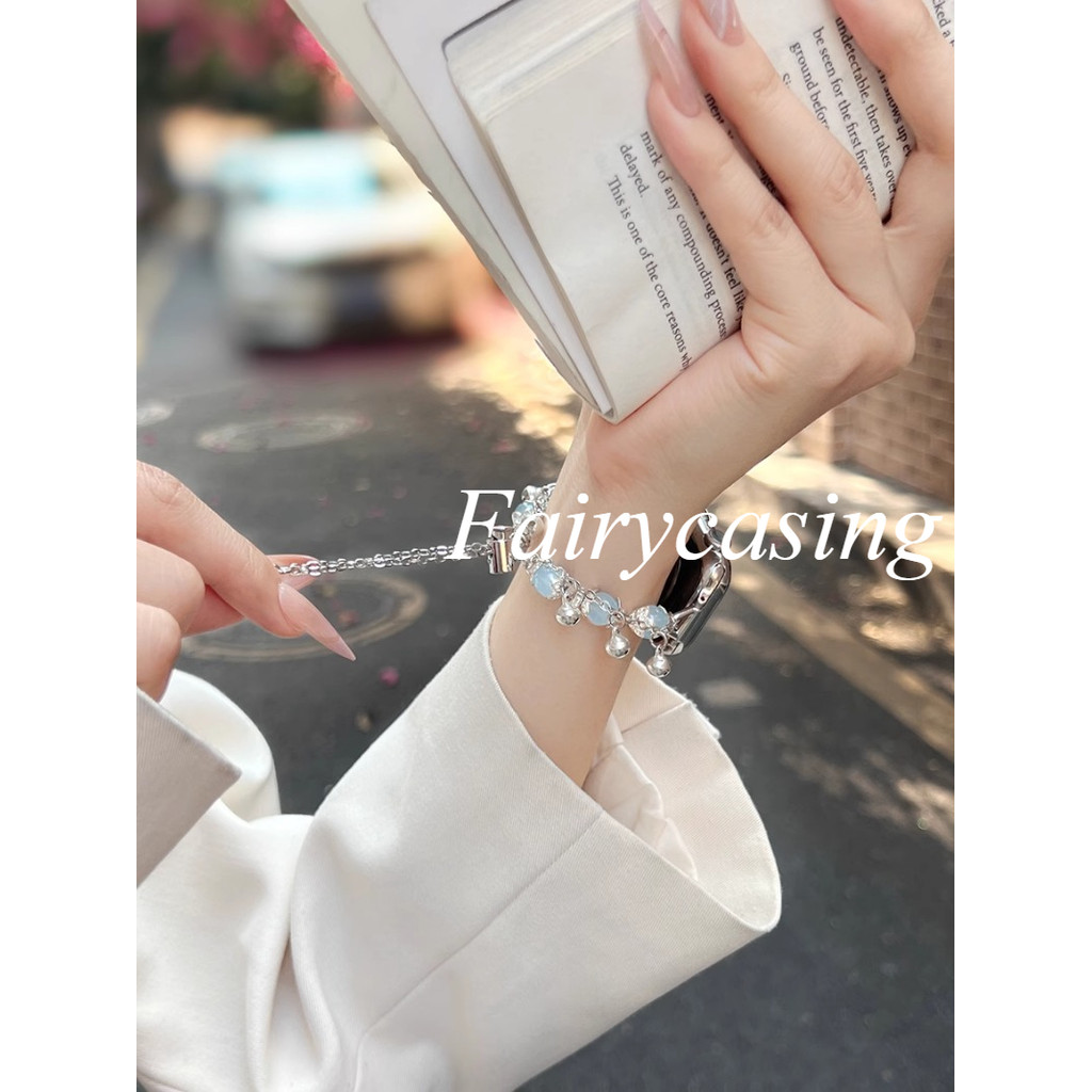 Dây đeo trang sức S11 cho iWatch 49mm Ultra2 Series 10 42 46mm 9 8 7 45 44mm Vòng tay cho Apple Watch 40 38 41mm 65 SE WristS11 Band