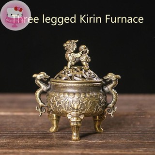 Moonlights Vintage Hợp Kim Hương Đốt Dính Giá Đỡ Ba Chân Rỗng Ra Gỗ Đàn Hương Đốt Trà Lễ Trang Trí Nhà Cửa EN