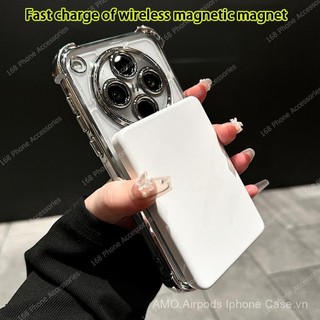 Ốp lưng OPPO Find X8, ốp lưng OPPO Find X8 Pro, ốp trong suốt chống sốc với giá đỡ điện thoại từ tính, nắp ống kính camera, ốp điện thoại sang trọng dày dạn với túi khí