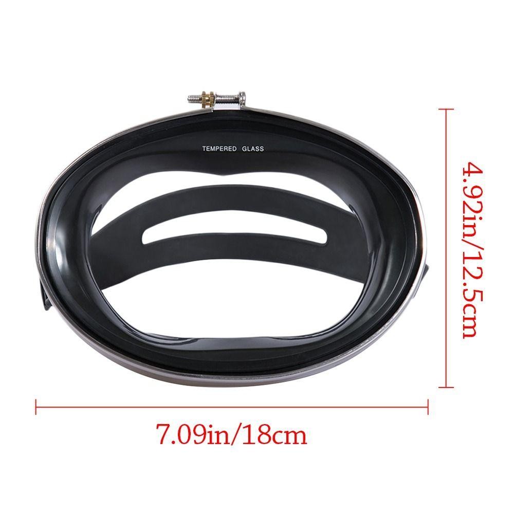 Kính lặn FEDAOG, Lặn cổ điển cổ điển cổ điển, Kính lặn dưới nước HD hình bầu dục rộng rãi mùa hè