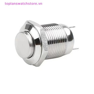 Toplanswatchstore Nút Kim Loại 12MM Tự Khóa Đặt Lại Bắt Đầu Dừng Tròn Cao / Thường Mở / Thường Đóng VN