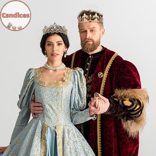 Csndices 2 Chiếc Prom King and Queen Crowns King Crowns dành cho nam Vương miện hoàng gia đính đá Vương miện nữ hoàng cho nữ Halloween Đám cưới Sinh nhật Tốt nghiệp VN