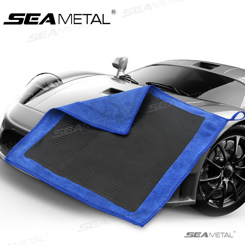 Khăn lau xe bằng đất sét SEAMETAL 30x30cm Khăn lau xe bằng đất sét ma thuật tẩy vết bẩn bùn 30x30cm