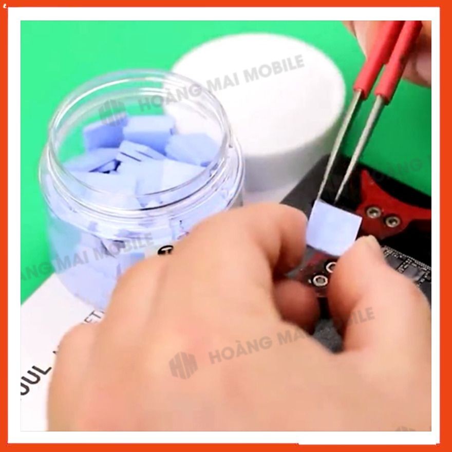 Đệm dán cách nhiệt main điện thoại, dùng dán IC, chip, linh kiện điện thoại