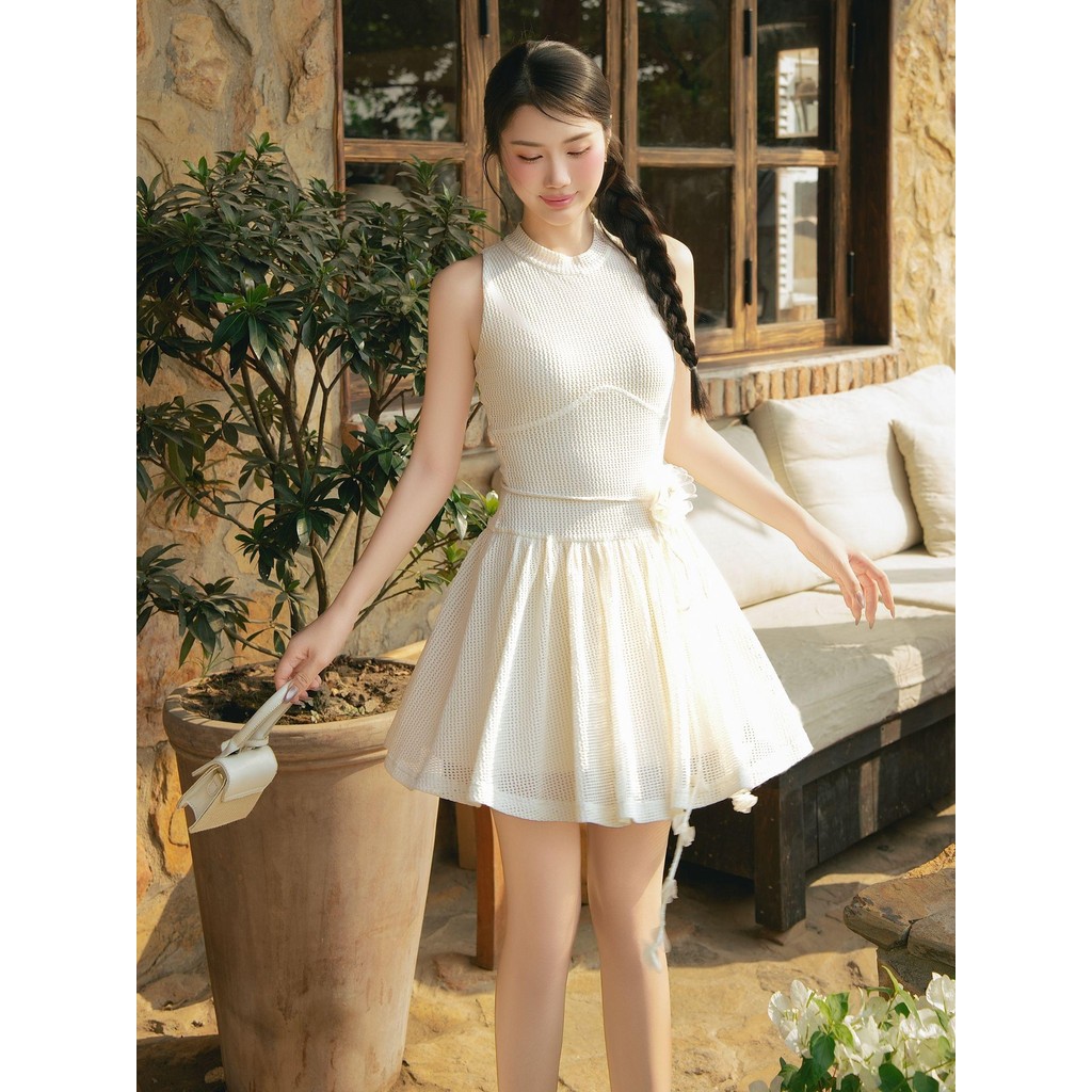 Ảnh JOVEN Đầm Nữ Willow Cổ Tròn Form Ôm 2