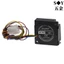 3010 Vòng bi đôi 12V 3CM Turbo Blower Điều khiển nhiệt độ PLC Đo tốc độ Quạt làm mát xoay cao Bo mạch chủ 4 dây cắm 4 chân