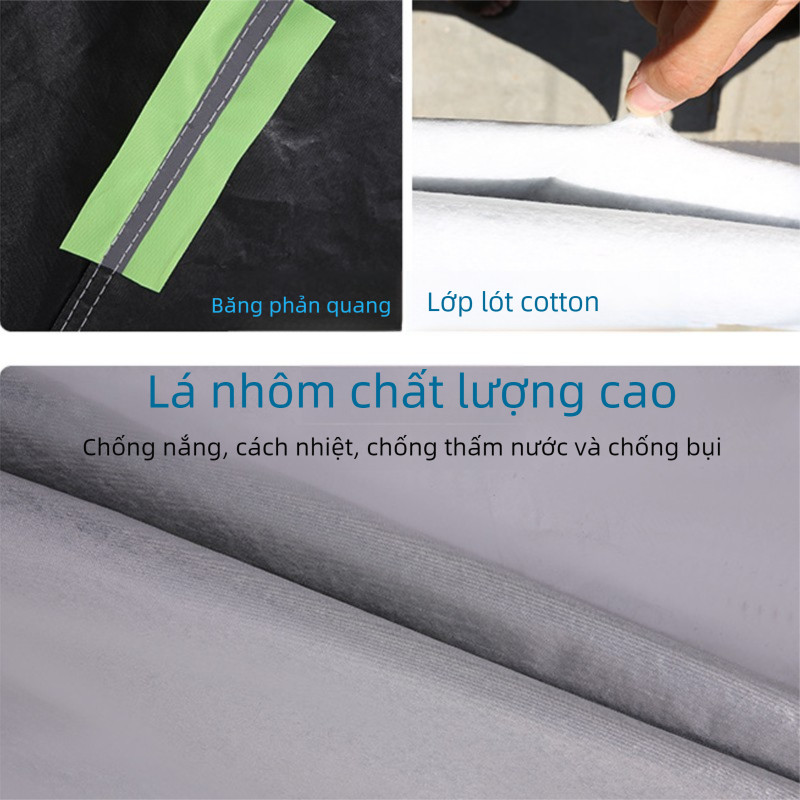 Mẫu mới Bạt Phủ Xe Máy Chống Mưa, Nắng, Bao Tất Cả Các Mùa Bụi Bẩn Chất Lượng Cao Chống Thấm Tuyệt Đối, Bao Trùm Cả Xe Với lỗ khóa