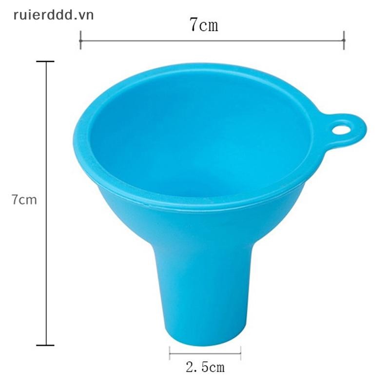 # ruierdd # 8CM Phễu sữa có động cơ rộng bằng silicon Phễu đậu đa chức năng cỡ lớn Phụ kiện nhà bếp rò rỉ dầu rò rỉ rượu vang đa chức năng.