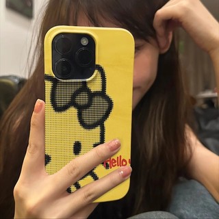 Ốp lưng 2 trong 1 Hello Cat dễ thương cho Apple 16 Pro Max iPhone 15 Phim hai lớp 14 Pro 13 / 12 / 11 Pro Max 7 / 8p Xs Max Vỏ bảo vệ chống sốc