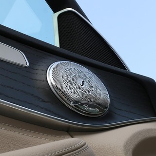 LOOKSHOW 4 Loa Âm Thanh Ô Tô Có Viền Ô Tô Cửa Nội Thất Đúc Cho Xe Mercedes Benz E200 E220 E300 E350 W213 C180 C200 C220 C250 W205 GLC F5K9