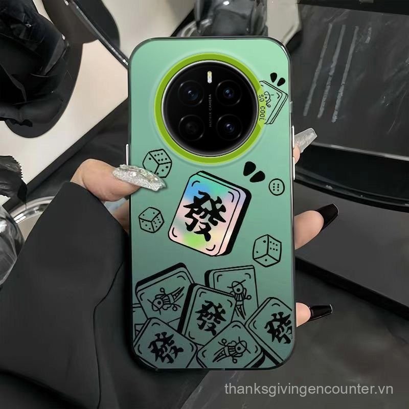 Cho Honor Magic 7pro 6pro 5pro 7 6 5 Pro 5g trường hợp điện thoại may mắn sáng tạo đầy màu sắc bạc chống sốc cứng bảo vệ Bìa