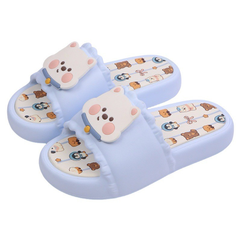 XIXITIAO Dép Chó Con Dễ Thương Mùa Hè Nữ Sinh Thời Trang Đế Mềm Nhà