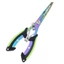 Kìm câu cá ESSENCEH, Kìm kim câu cá bằng thép không gỉ đa chức năng, Thiết kế khóa thiết kế bỏ túi di động Kìm thu hút nhẹ Kiểm soát cá và câu cá