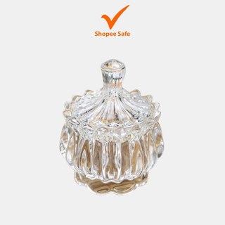 Thố Thủy Tinh, Lọ Thủy Tinh, Hũ Thủy Tinh Có Nắp TG 1080 Đựng Bánh Kẹo-Mứt Tết