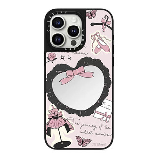Cat Rabbit Angel Mirror Vỏ điện thoại cứng cho iPhone 17 Pro Max 16 Plus 15 14 13 12 11 Vỏ bọc hoàn toàn Vỏ Acrylic phía sau chống sốc