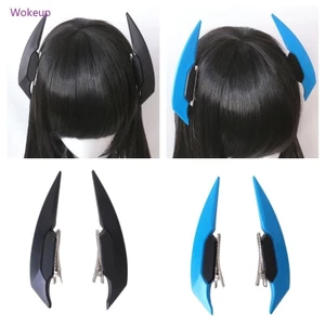 Woke Bên Tóc Cho Cosplay Đảng Punk Thiên Thần Cánh Tóc Pin Chống Trơn Trượt Barrettes Cho Bên Tóc Anime Trang Phục Tóc Orname