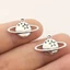 Flgo Gói 100 Sao Thổ Tinh Tế Quyến Rũ Mặt Dây Chuyền Thanh Lịch Cho Các Sáng Tạo Trang Sức Độc Đáo