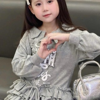 D422M-Đầm nhún tầng rút cho bé gái size từ 10-33Kg