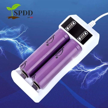 Spdd Pin Sạc USB led An Toàn Pin Li-ion Tự Động Dừng Sạc Đế Sạc 18650 Pin 14500 Lithium