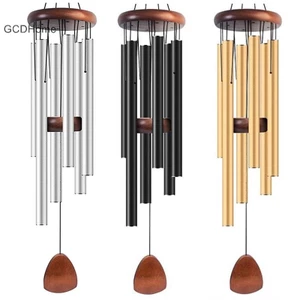 Gcdhome Classic 26 Inch Ống Nhôm Chuông Gió Có Thẻ Trang Trại Sân Vườn Ban Công Hành Lang Trang Trí HOT