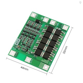 Bảng bảo vệ tế bào Li-ion 4S 40A Phiên bản nâng cao Pin Lithium BMS Bảng bảo vệ mạch tích hợp cho động cơ khoan