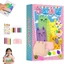 GETVOW Squeegee Art Kids Paint Kit, Chất liệu DIY Họa tiết động vật Tranh cào màu, Giấy vẽ Tranh Đồ dùng nghệ thuật Chấm cầu vồng Nghệ thuật cào cầu vồng cho quà tặng Giáng sinh