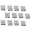 Kool 12 Cái Đầu Nối Góc LED Với Vít Cố Định Dải Đèn Kết Nối Thiết Bị Đầu Cuối Dải LED Khóa 2Pin Dải Ánh Sáng Fi