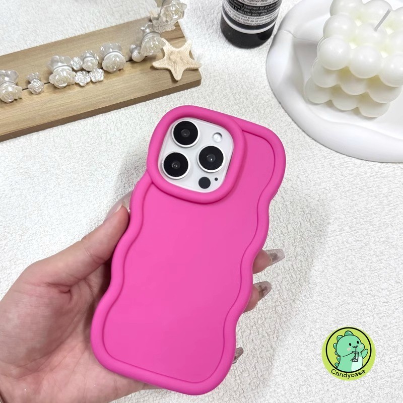 Ốp Điện Thoại Sóng 3D Cho Xiaomi 14 Ultra 14T Pro Poco C75 X7 X6 Pro X5 Pro X3 Pro NFC X2 5G 4G Ốp Lưng Sang Trọng Dễ Thương Đơn Giản Dễ Thương Mềm Chống Sốc Vỏ Mờ