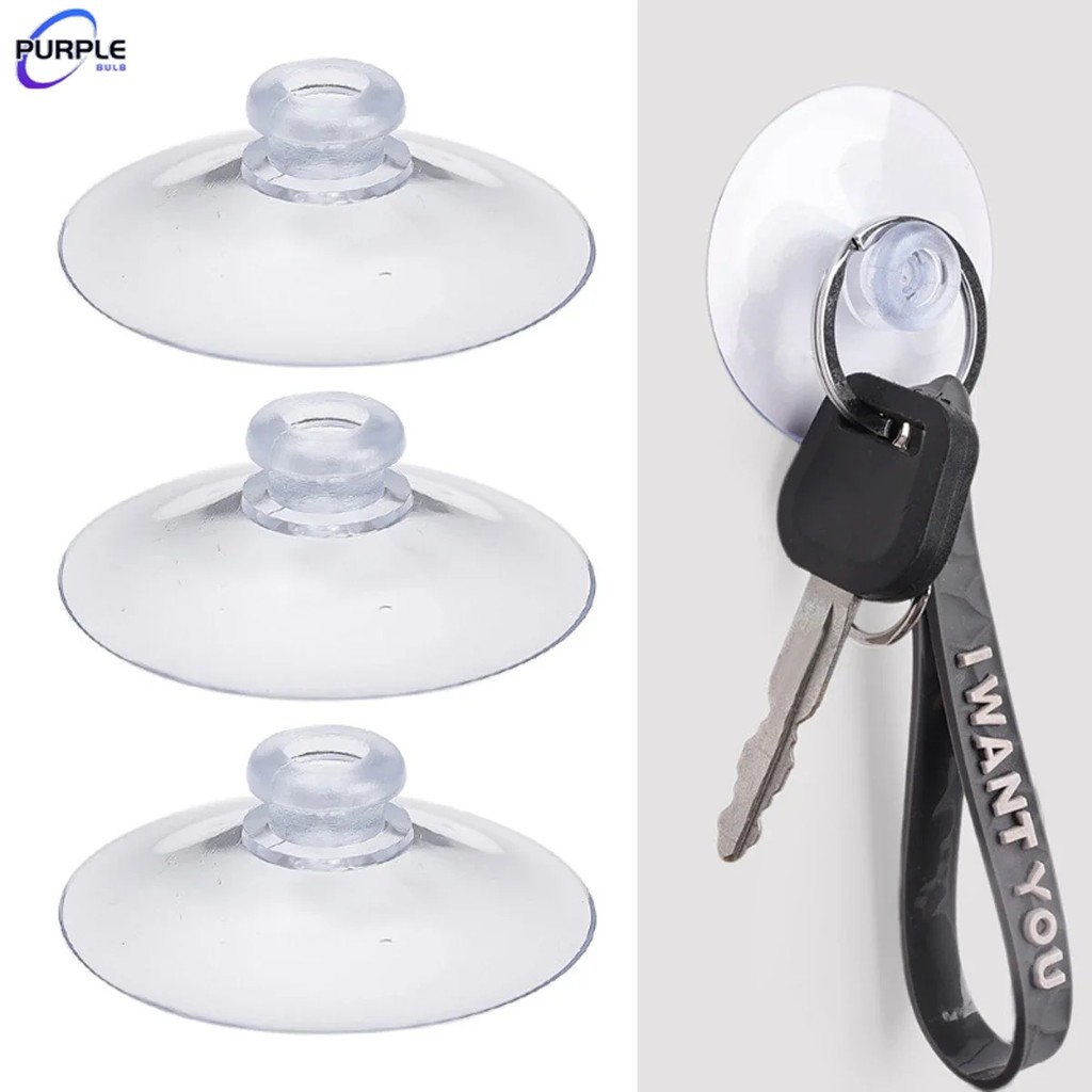 Đa Năng Hút Đầu Nấm Móc Treo Chắc Chắn Quần Áo Trong Suốt Áo Cửa Sổ Nhựa Nhà Bảo Quản